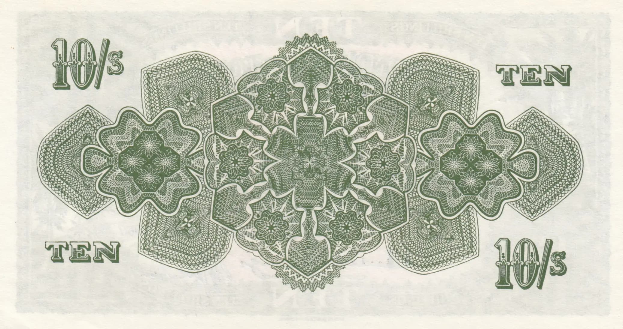 10 shillings 1960 from Tonga, P-10d (1960) — image 2