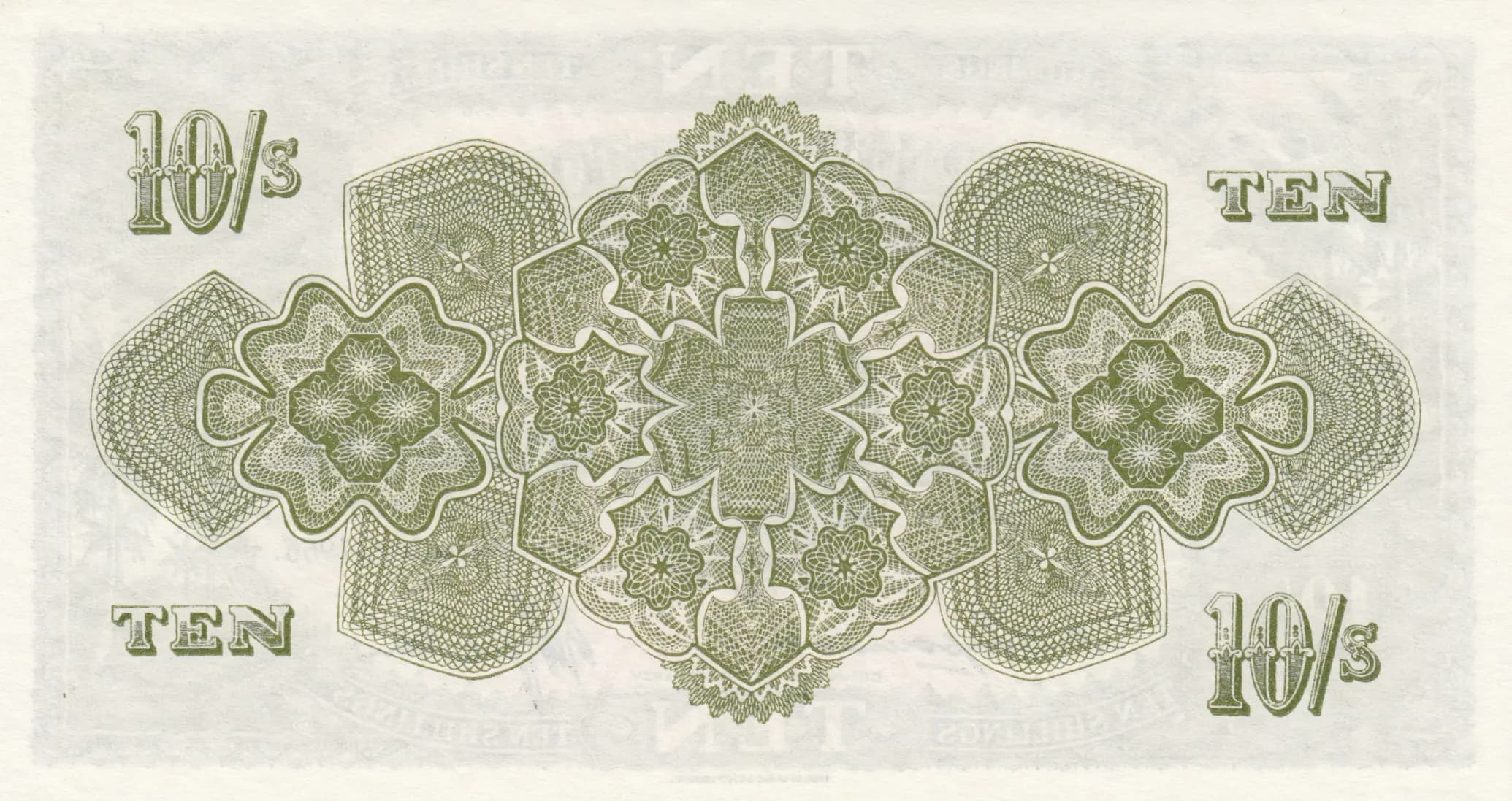 10 shillings 1966 from Tonga, P-10e (1966) — image 2