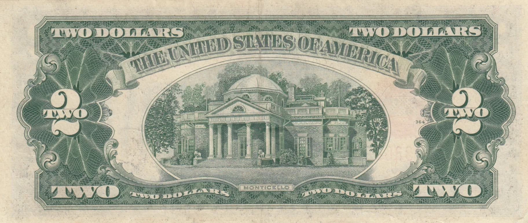 2 dollars 1928G from United States of America, P-378g () — image 2