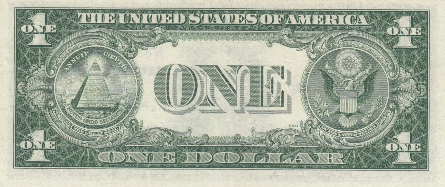 1 dollar 1935E from United States of America, P-416D2e () — image 2