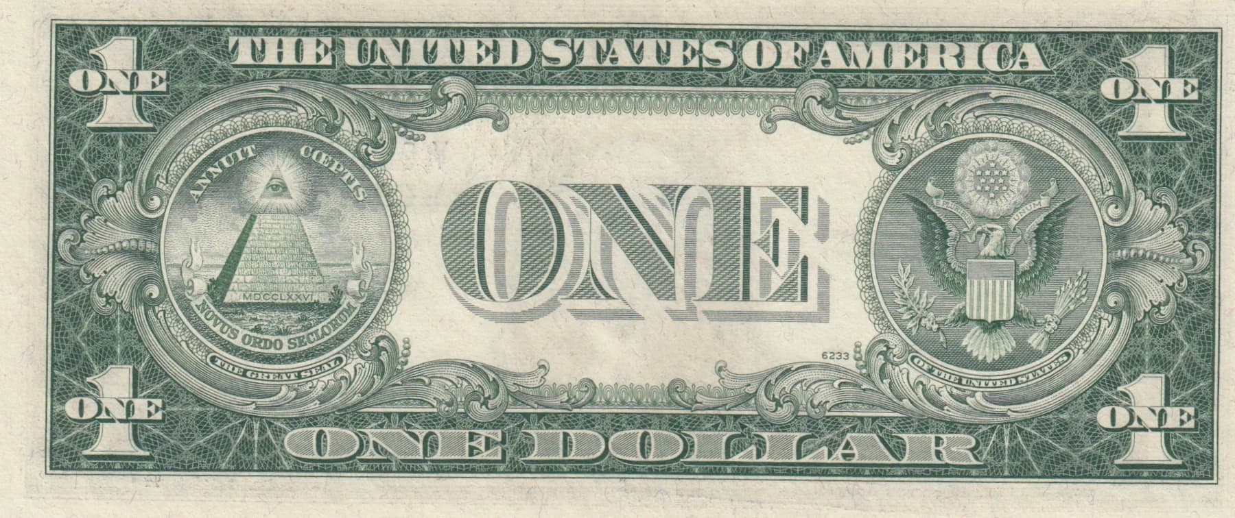 1 dollar 1935F from United States of America, P-416D2f () — image 2