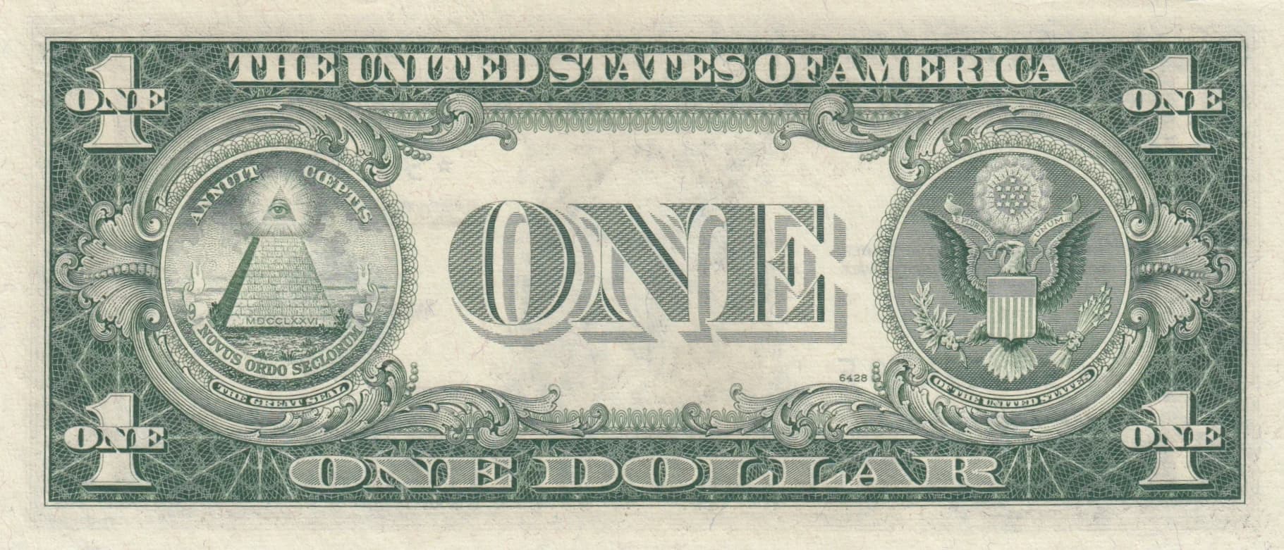 1 dollar 1935F replacement from United States of America, P-416D2f* () — image 2