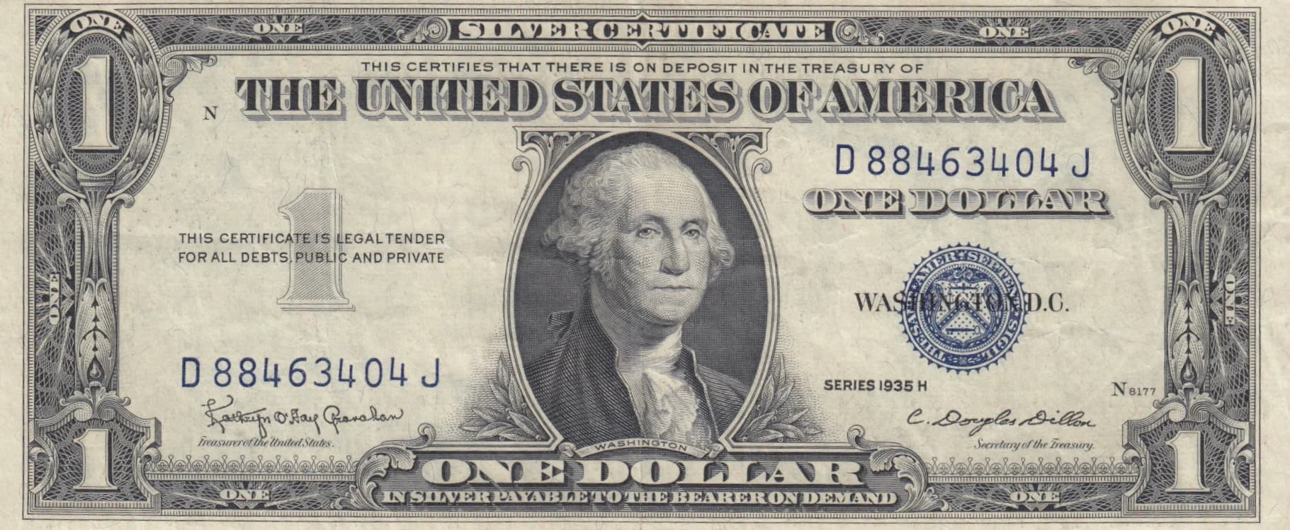 1 dollar 1935H from United States of America, P-416WMh () — image 1