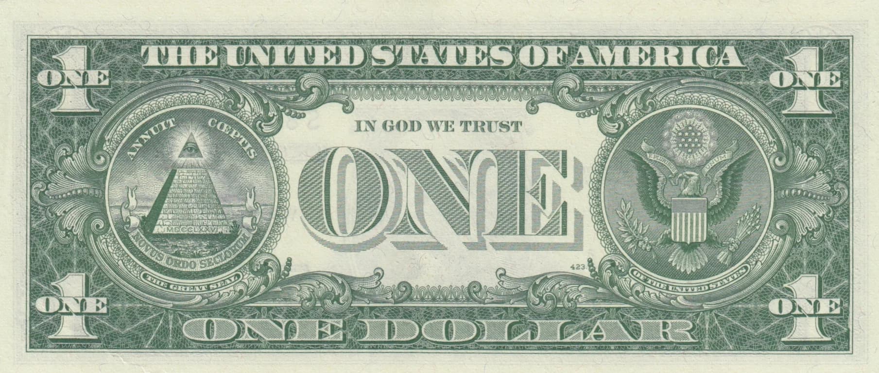 1 dollar 1957B from United States of America, P-419b () — image 2