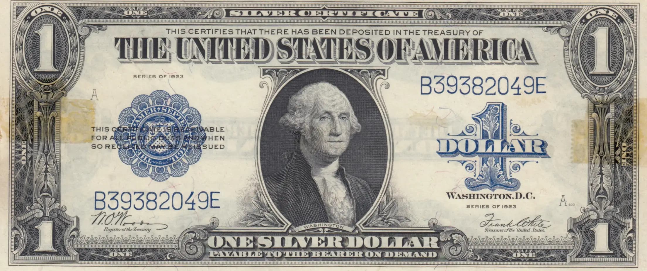 1 dollar 1923 from United States of America, P-342(2)