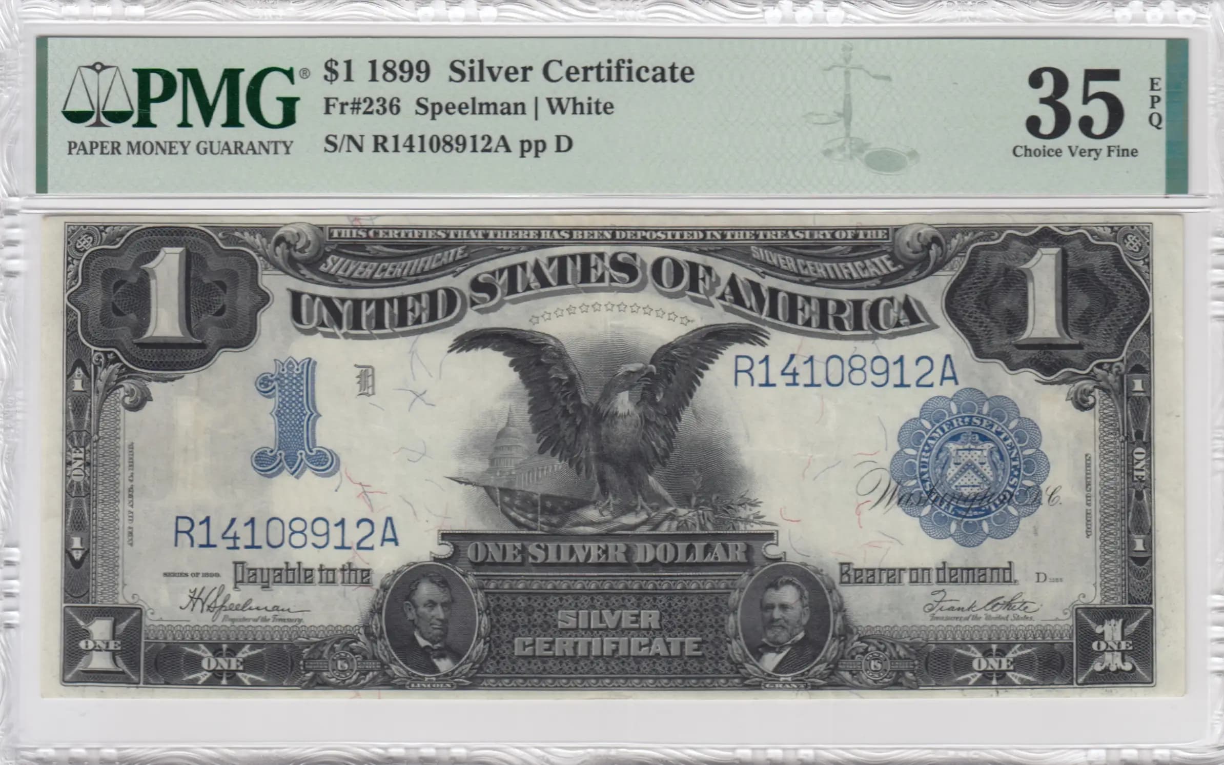 1 silver dollar 1899 from United States of America, P-Fr236