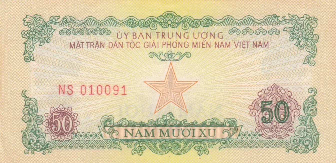 50 xu 1963 from Vietnam South, P-R3