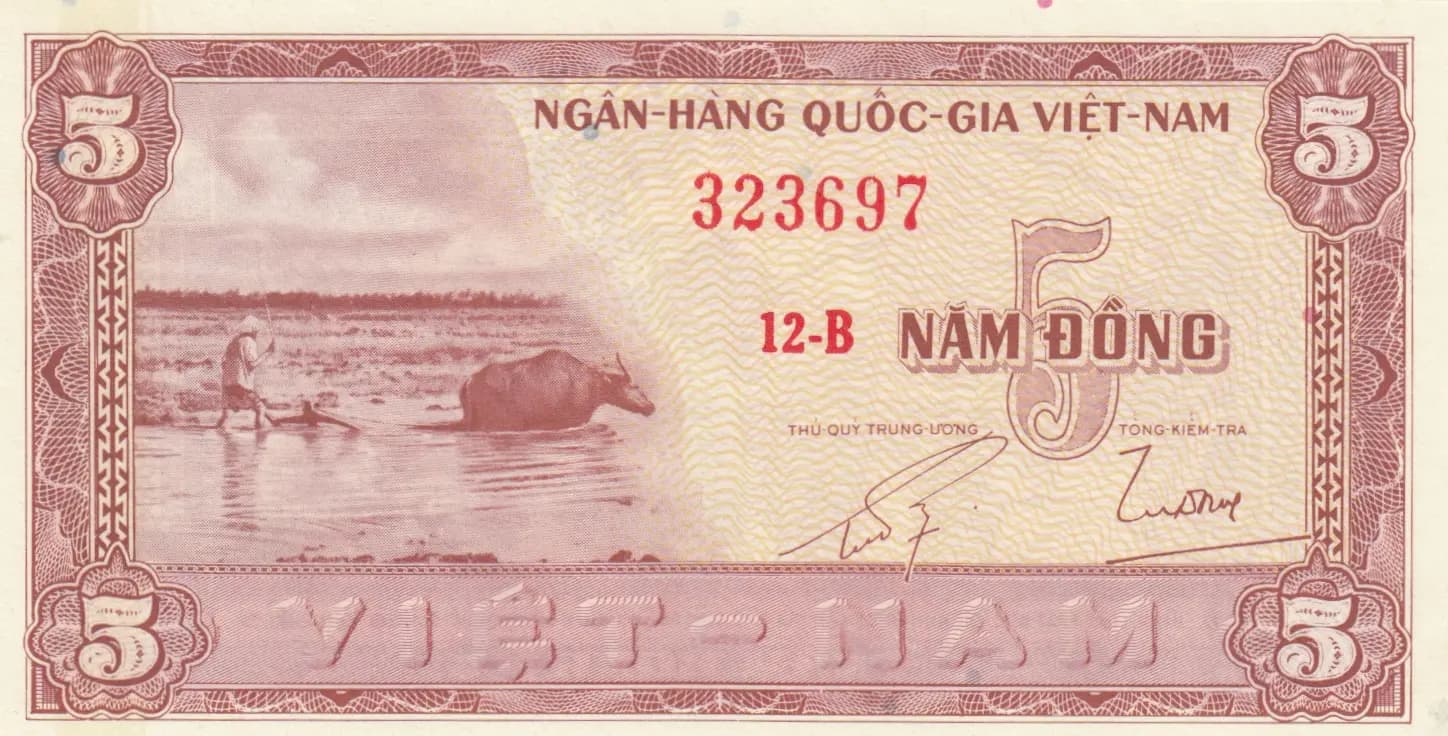 5 dong 1955 from Vietnam South, P-13 (1955) — image 1