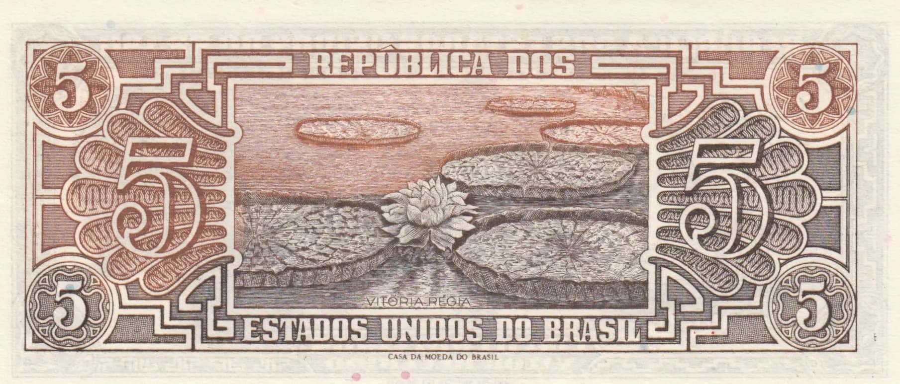5 cruzeiros 1962 from Brazil, P-166b (1962) — image 2