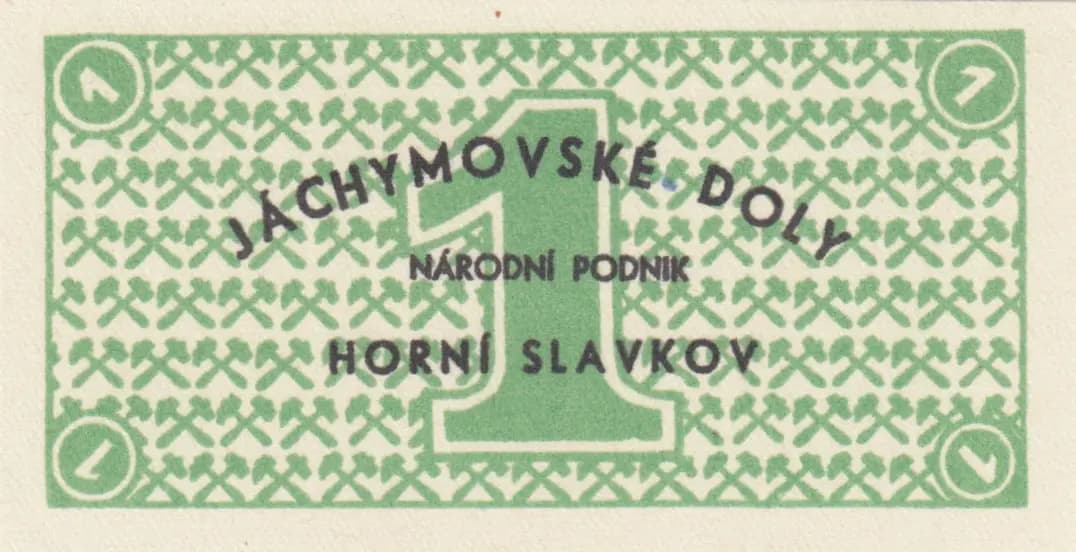 1 korun 1945 from Czechoslovakia, P-unlisted (1945) — image 1