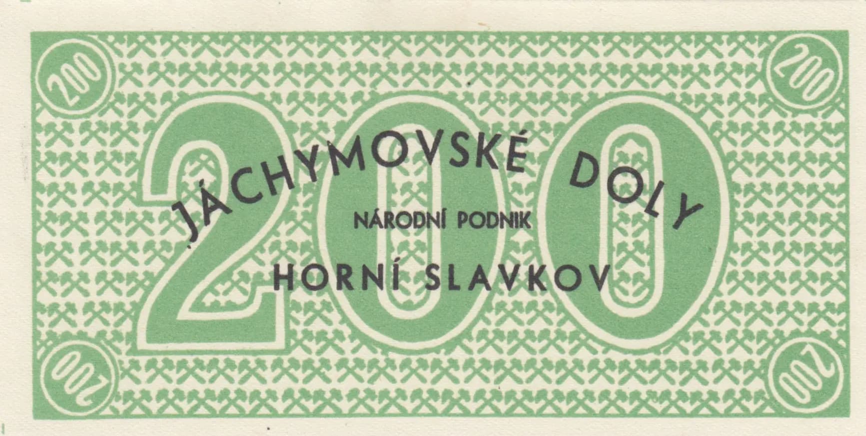 200 korun 1945 from Czechoslovakia, P-unlisted (1945) — image 1