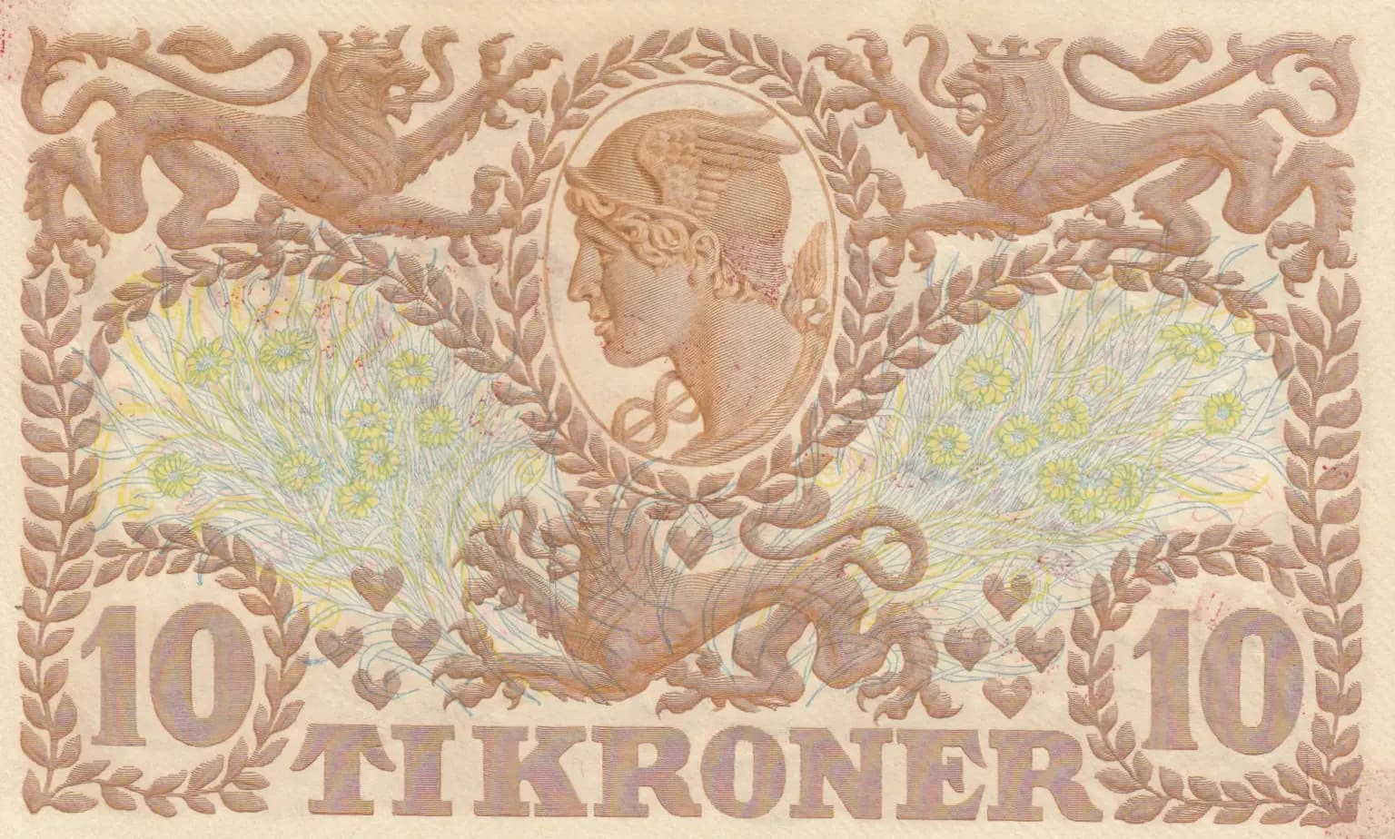 10 kronur 1940 from Faeroe Islands, P-2 (1940) — image 2