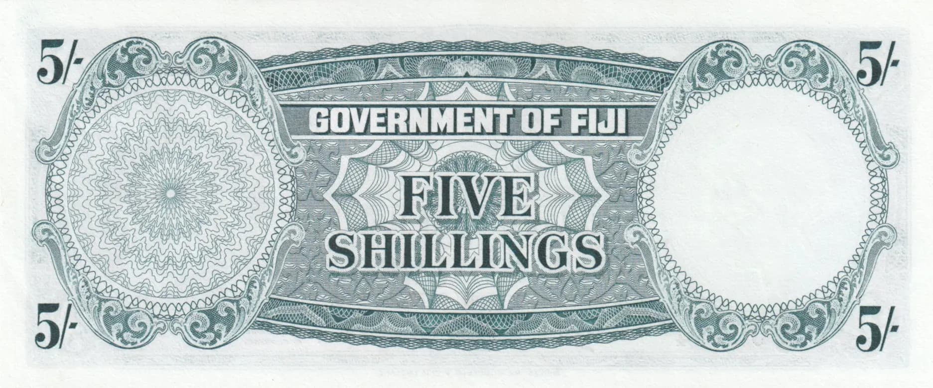 5 shillings 1965 from Fiji, P-51e (1965) — image 2