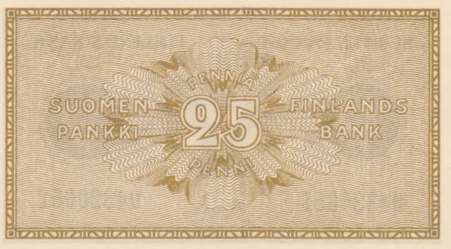 25 penniä 1918 from Finland, P-33 (1918) — image 2