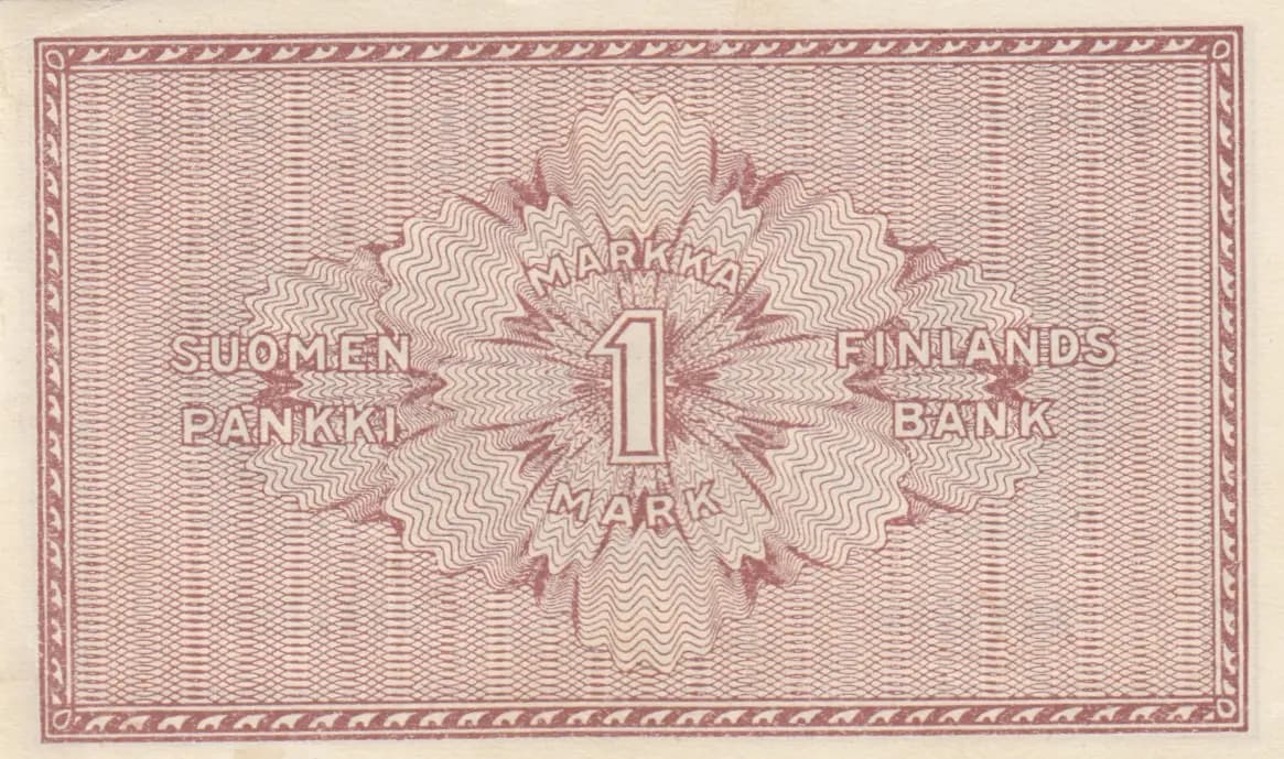 1 markkaa 1918 from Finland, P-35 (1918) — image 2