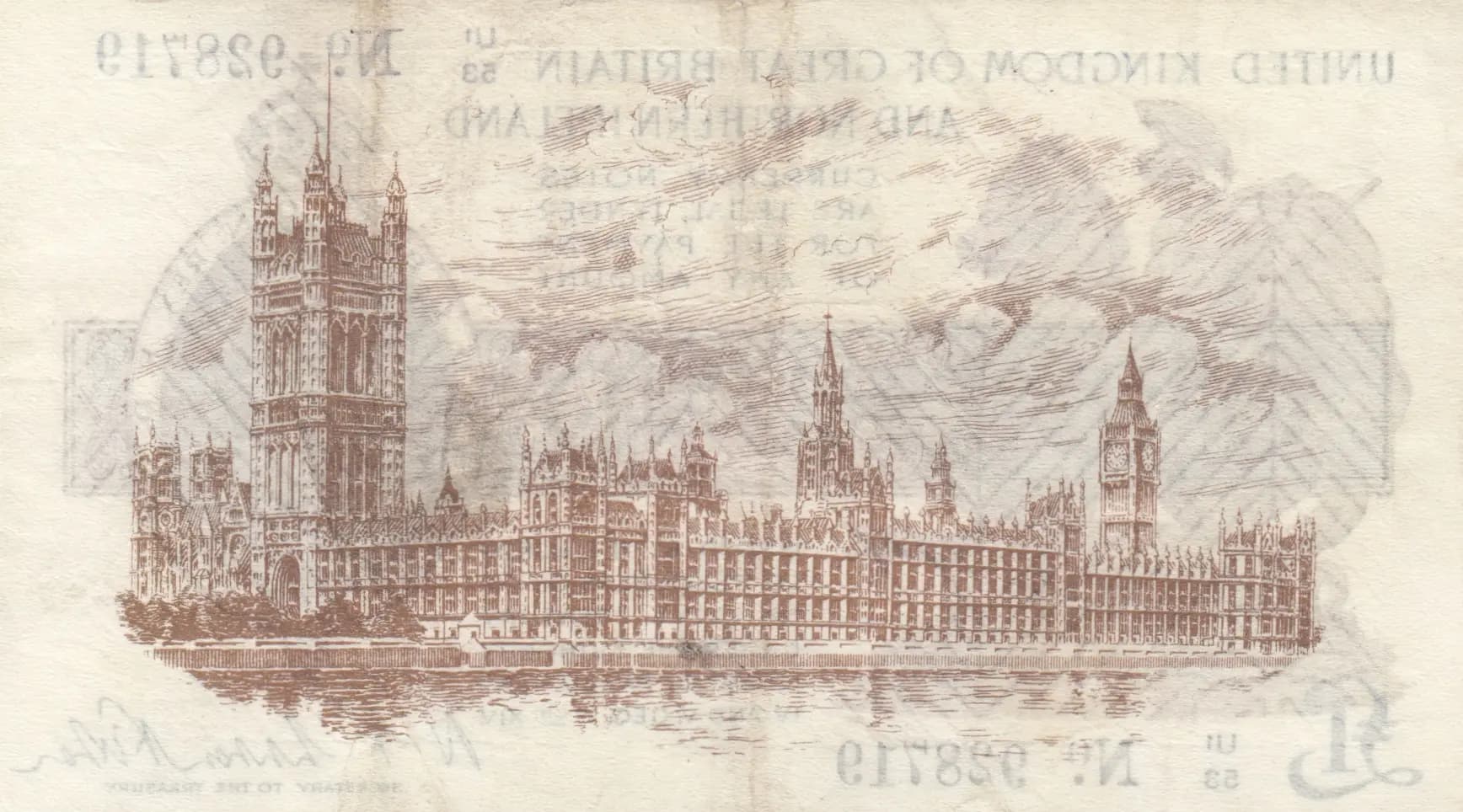 1 pound 1922 from Great Britain, P-359a (1922) — image 2