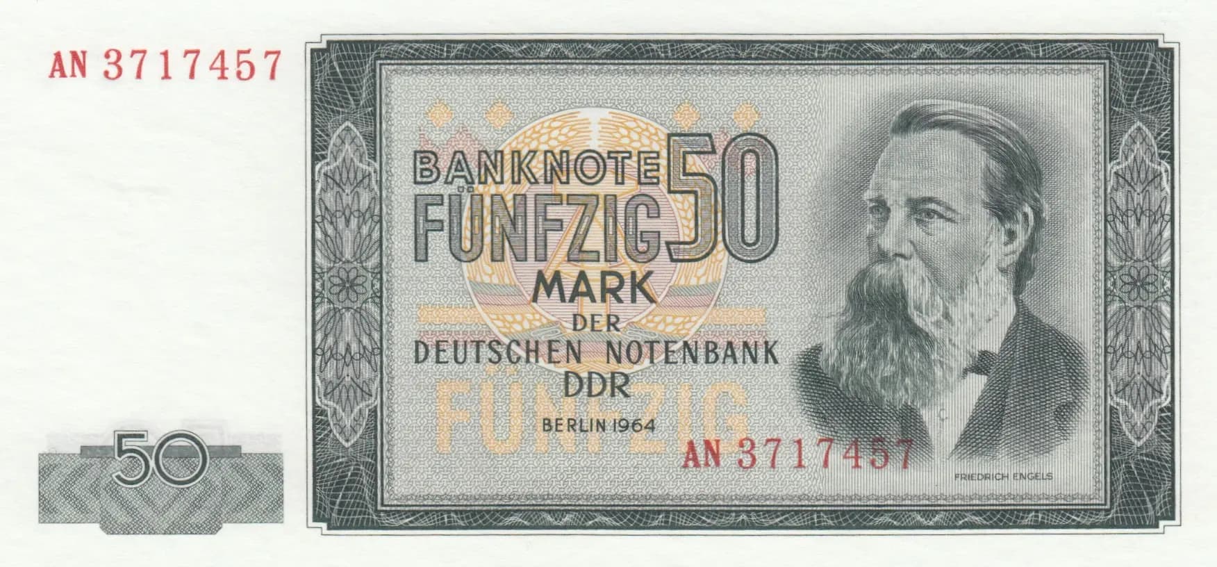 50 mark 1964 from Germany, Democratic Republic, P-25 (1964) — image 1