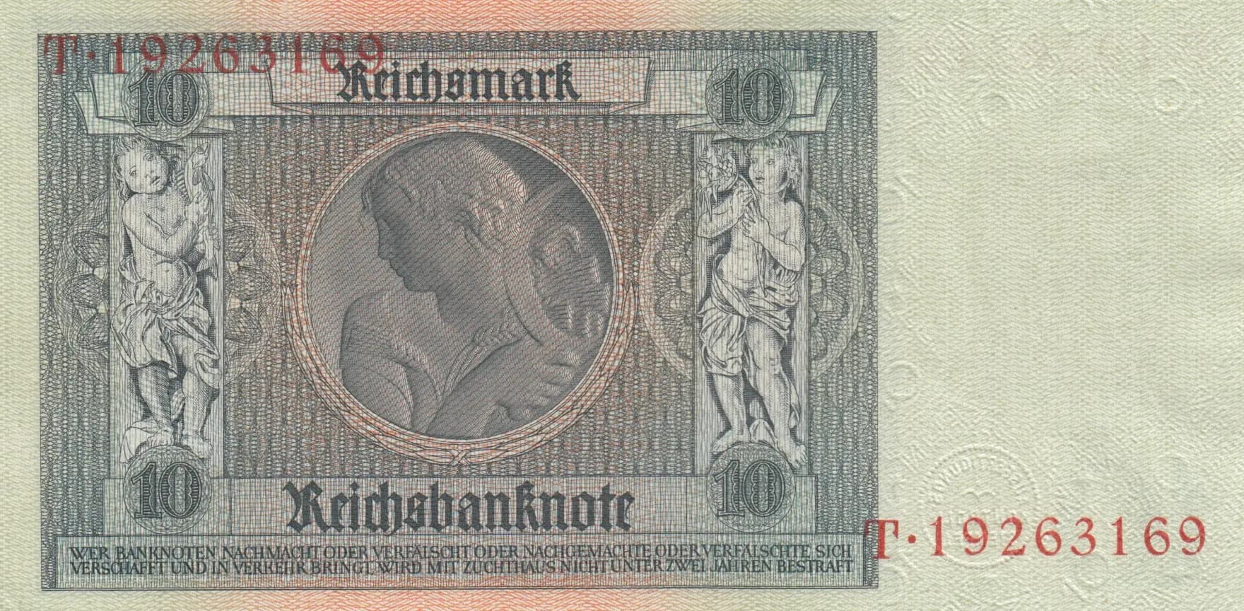 10 mark 1948 from Germany, Democratic Republic, P-4a (1948) — image 2