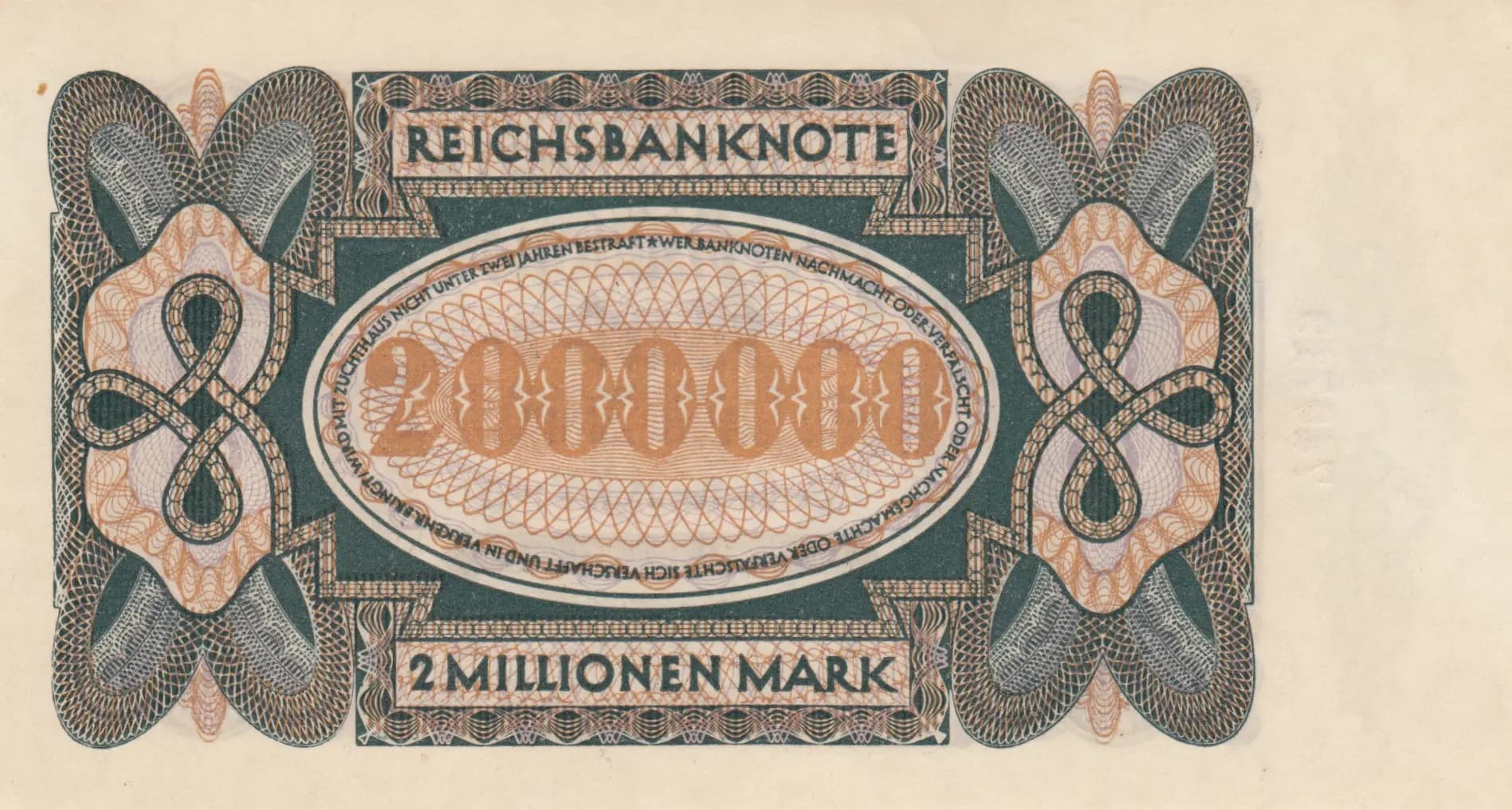 2 000 000 mark 1923 from Germany , P-89a (1923) — image 2