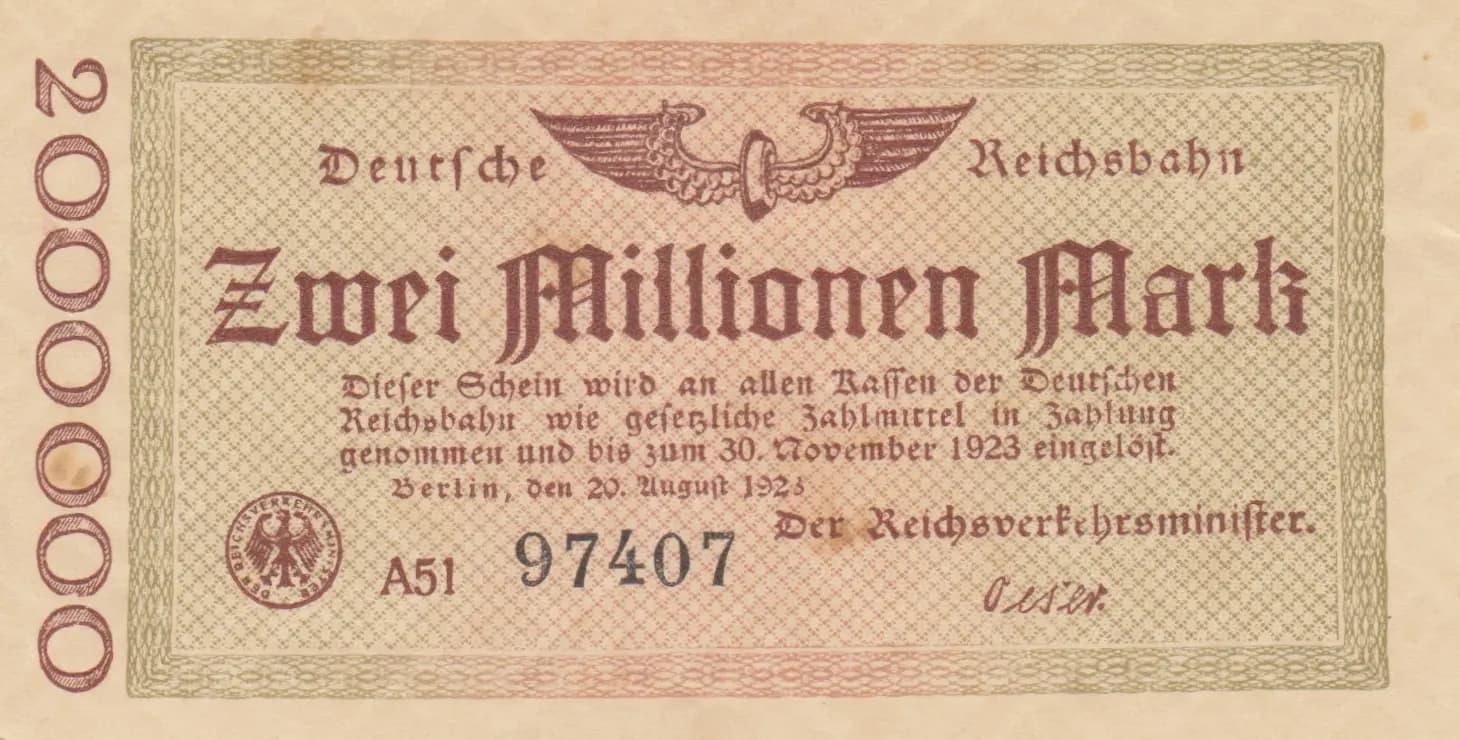 2 000 000 mark 1923 from Germany, P-S1012 (1923) — image 1