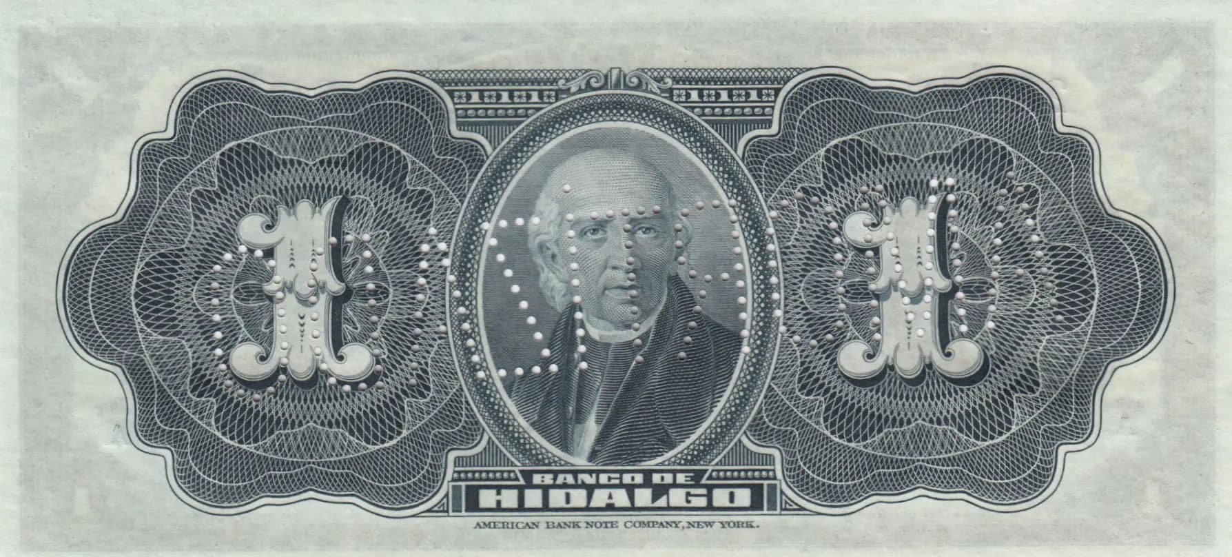 1 peso 1914 from Mexico, P-S304b (1914) — image 2