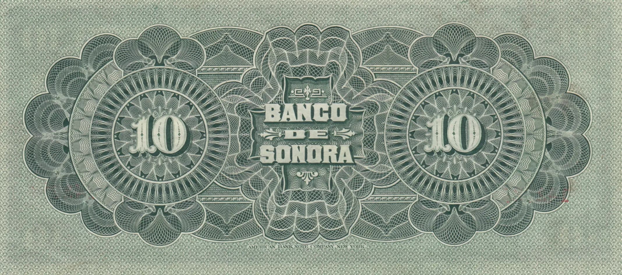 10 pesos 1899-1911 from Mexico, P-S420r (1911) — image 2