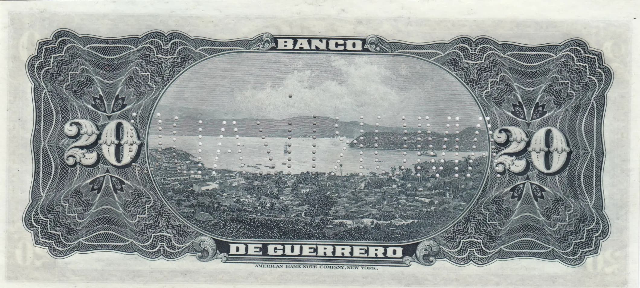 20 pesos 1914 from Mexico, P-S300b (1914) — image 2
