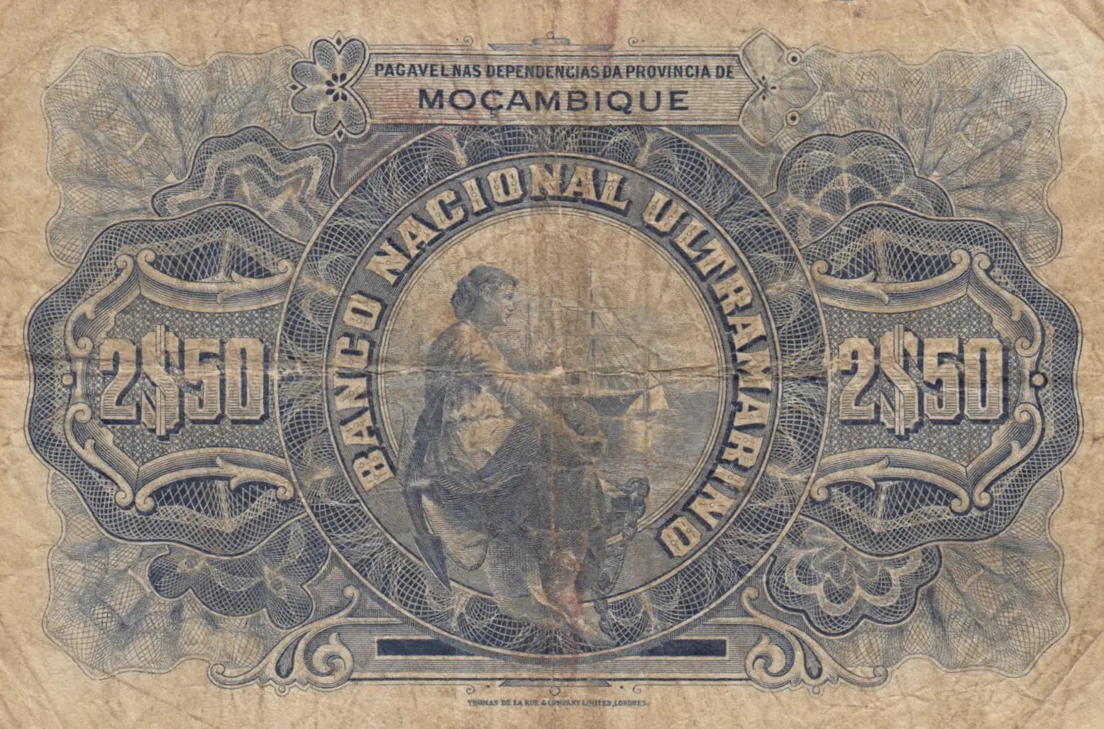 2,5 escudos 1941 from Mozambique, P-82 (1941) — image 2