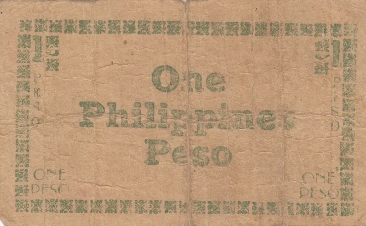 1 peso 1943 from Philippines, P-S661b (1943) — image 2