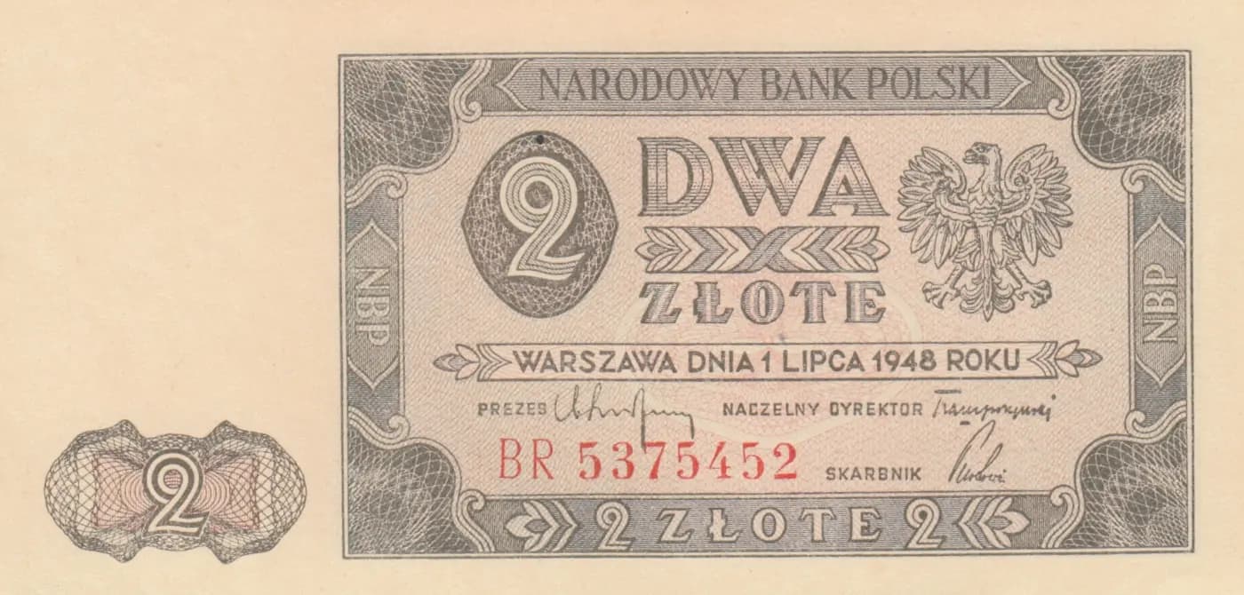 2 zlote 1948 from Poland, P-134 (2) (1948) — image 1