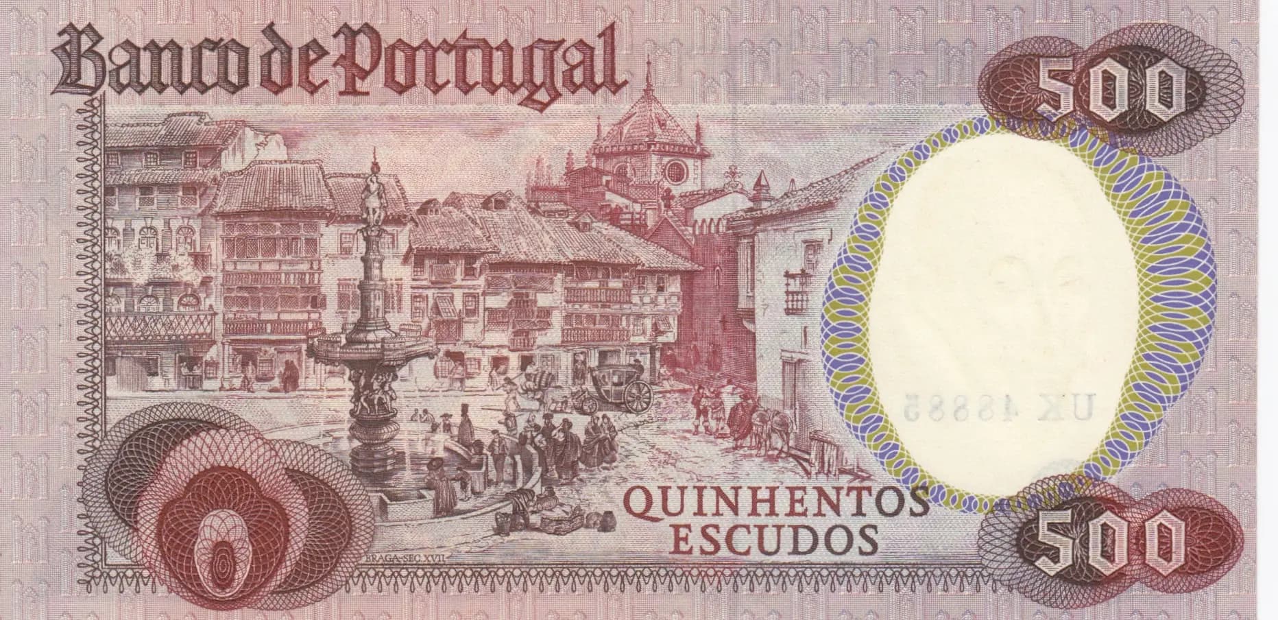 500 escudos 1979 from Portugal, P-177(8) (1979) — image 2