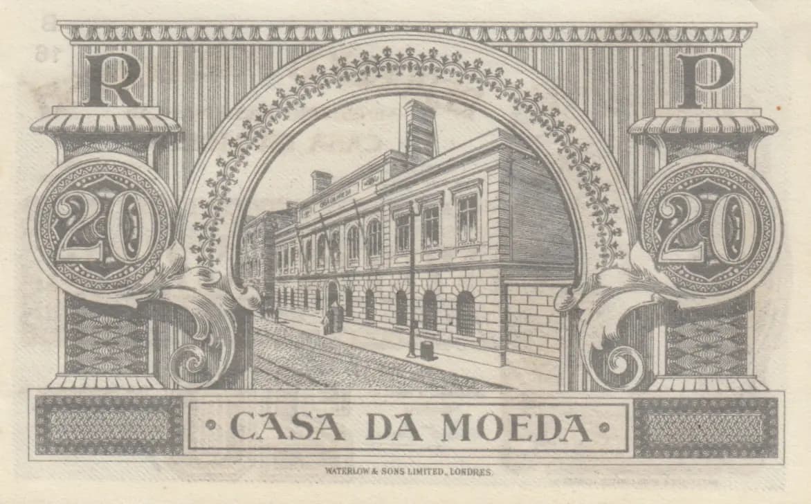 20 centavos 1922 from Portugal, P-102 (1922) — image 2