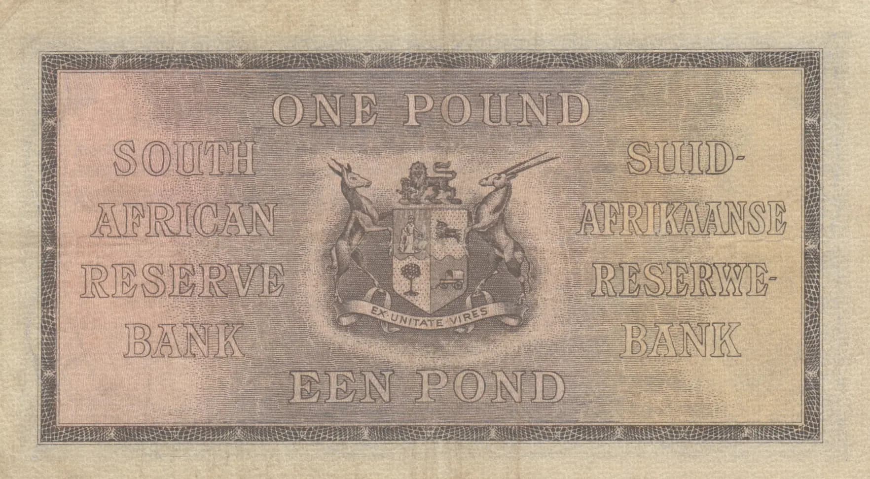 1 pound 1939 from South Africa, P-84e (1939) — image 2