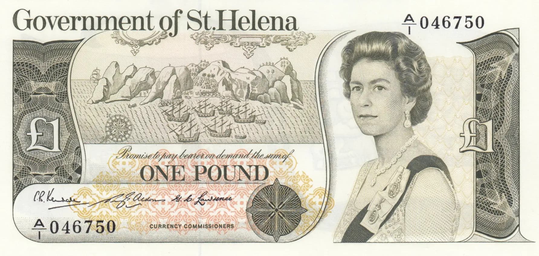 1 pound 1976 from Saint Helena, P-6 (1976) — image 1