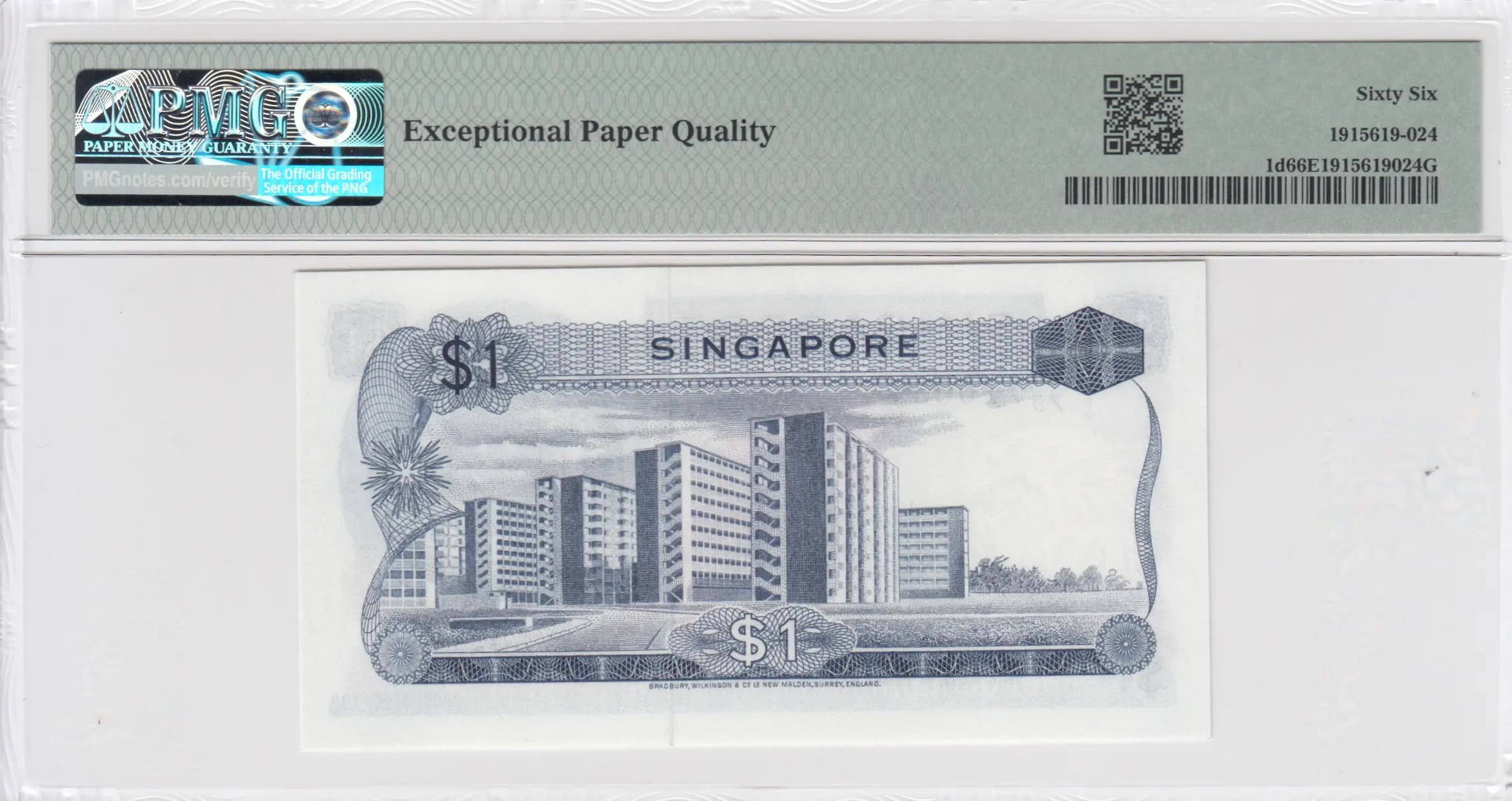1 dollar 1972 from Singapore, P-1d (1972) — image 2