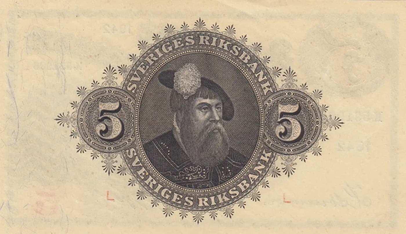 5 kronor 1942 from Sweden, P-33y (1942) — image 2