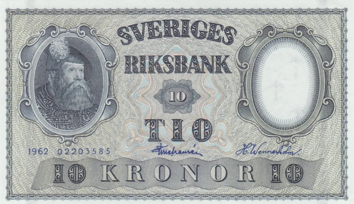 10 kronor 1962 from Sweden, P-43i (1962) — image 1