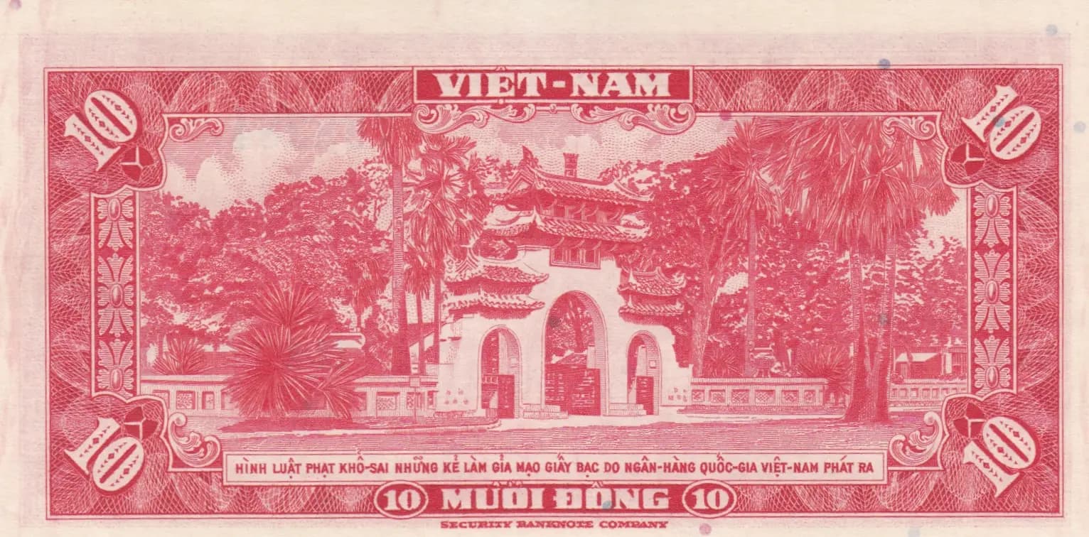 10 dong 1962 from Vietnam South, P-5 (1962) — image 2