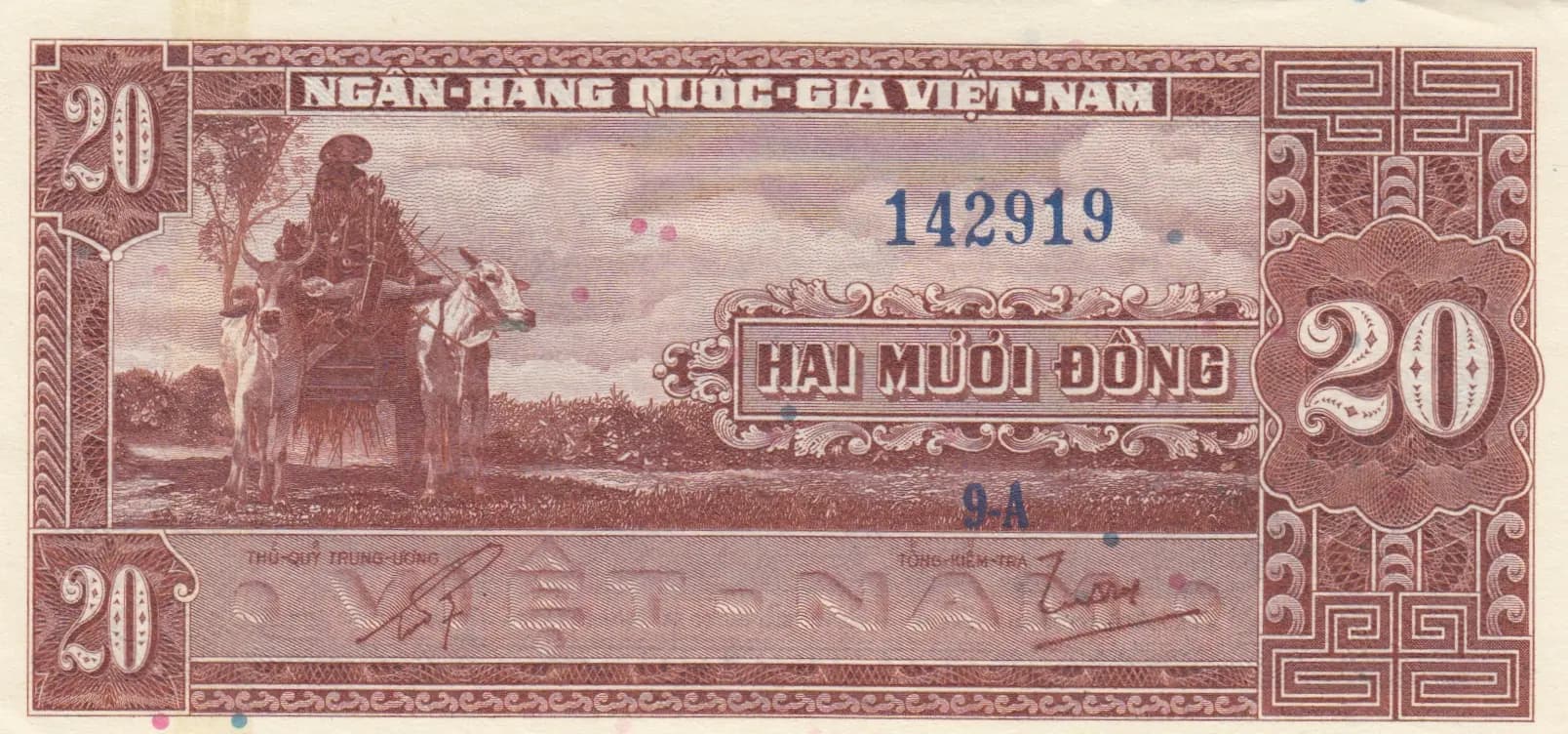 20 dong 1962 from Vietnam South, P-6 (1962) — image 1