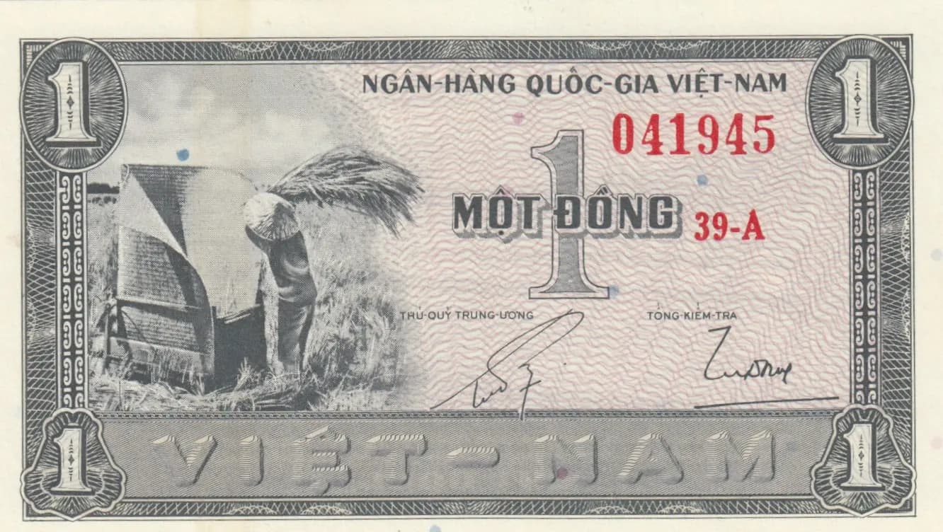 1 dong 1955 from Vietnam South, P-11 (1955) — image 1